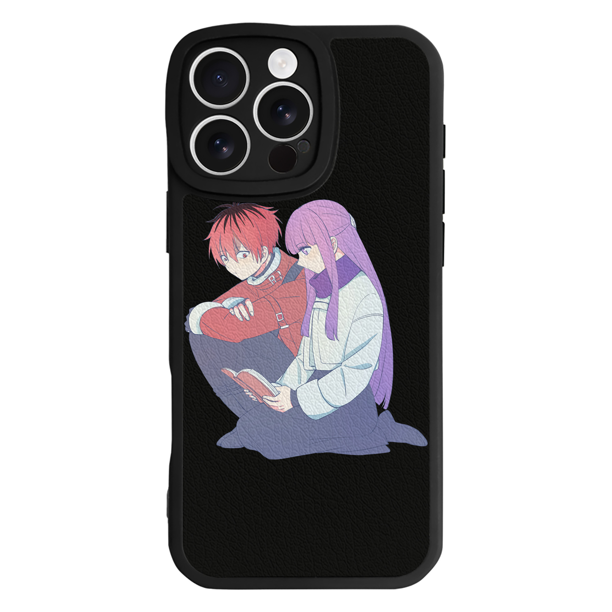 （画像用） 葬送のフリーレン Frieren 【iPhone 16シリーズ対応】シリコンスマホケース（レザー調） 材質：シリコン
